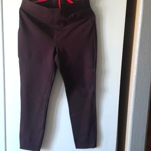 Spanx maroon pants